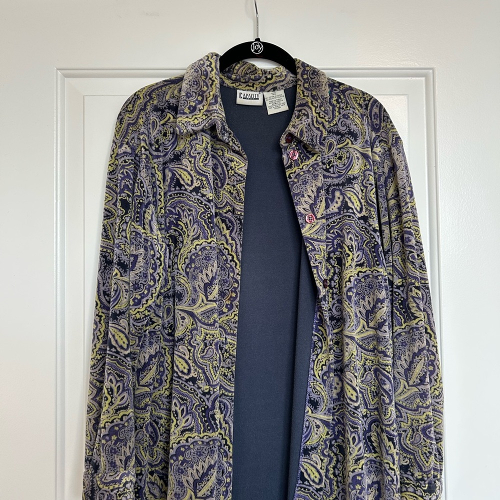 Paisley Button-Up Shirt